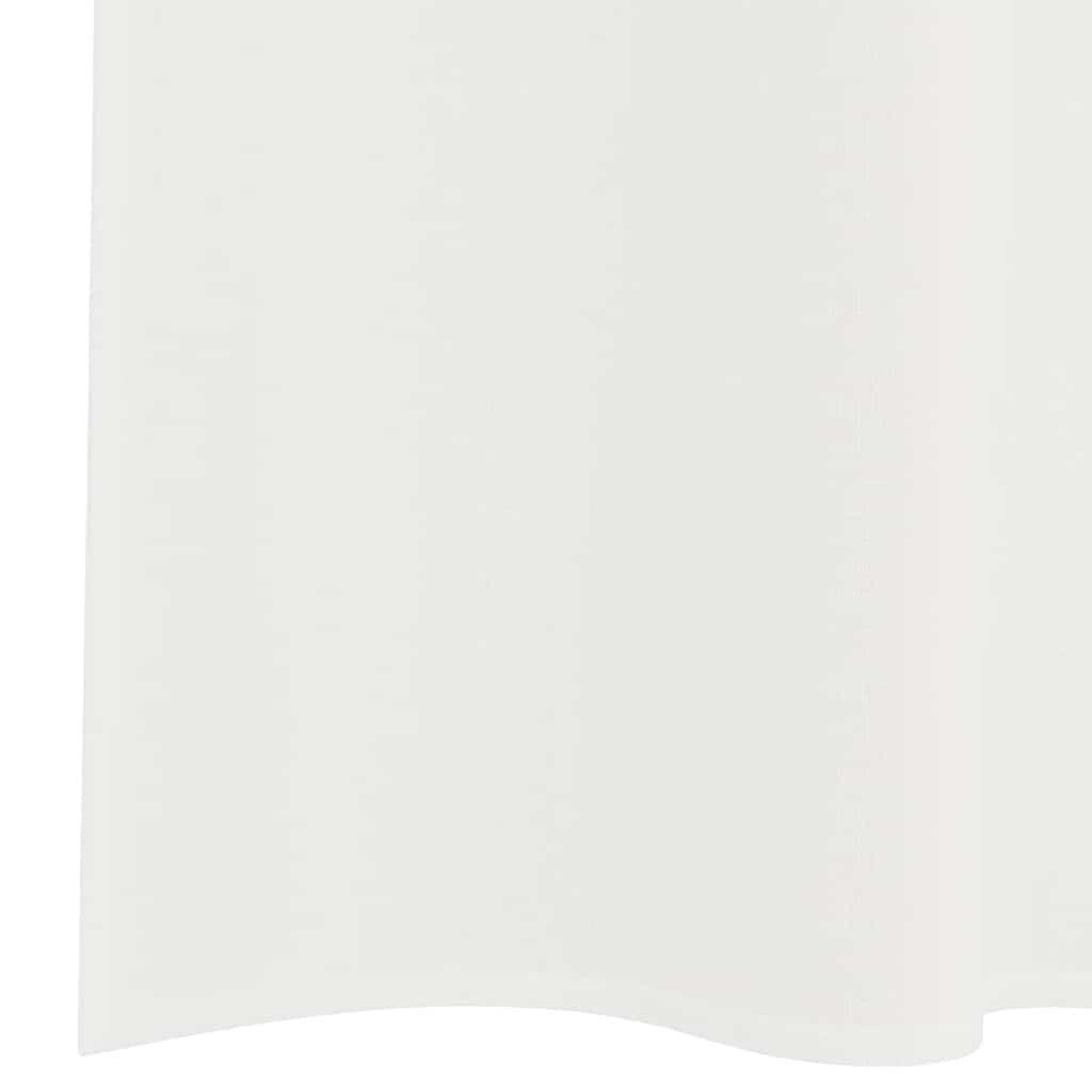 Voir la diapositive 5 : VIDAXL Rideaux en voile avec boucles 2 pcs blanc 140x140 cm
