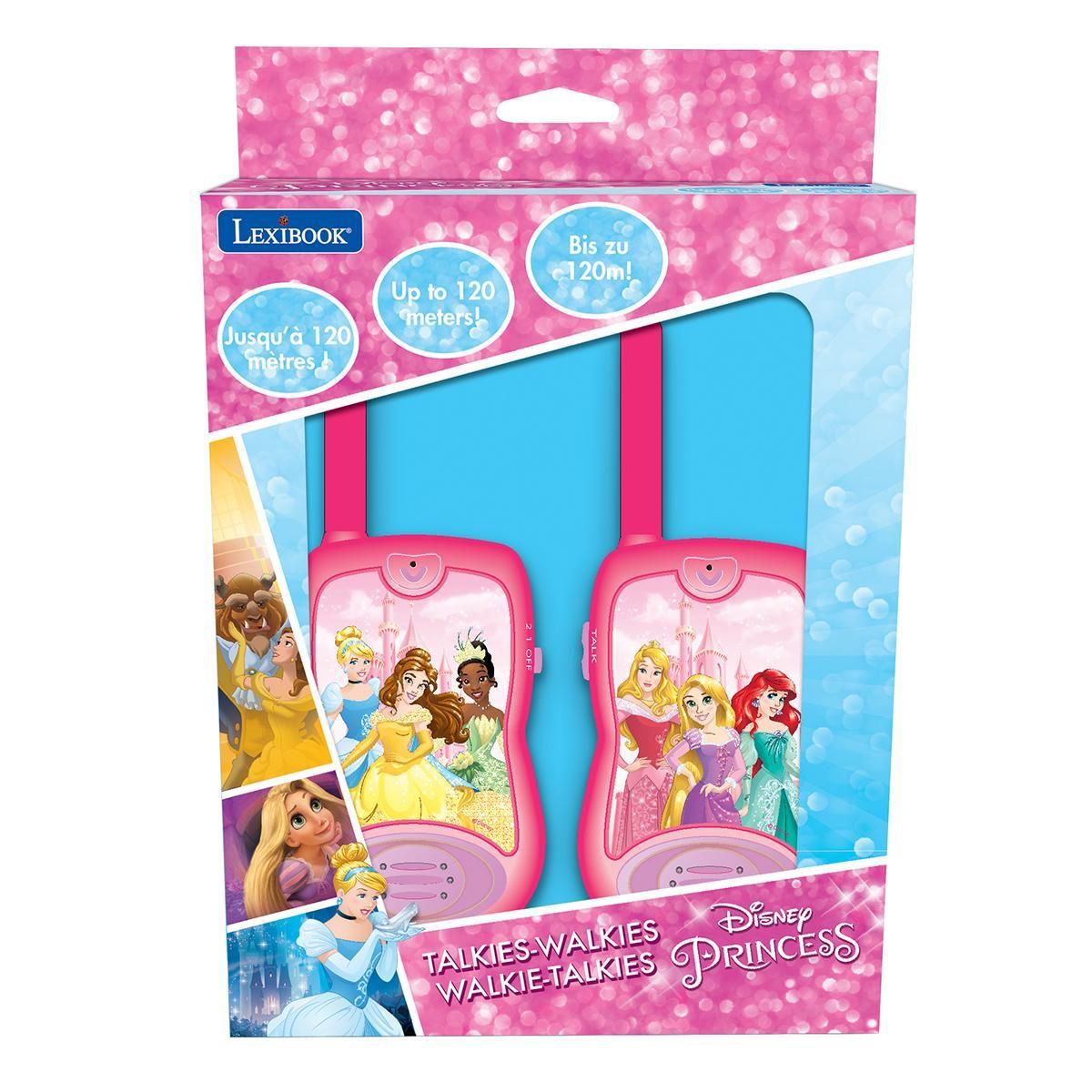 Lexibook Talkie-Walkies Disney Princesses portée 200m