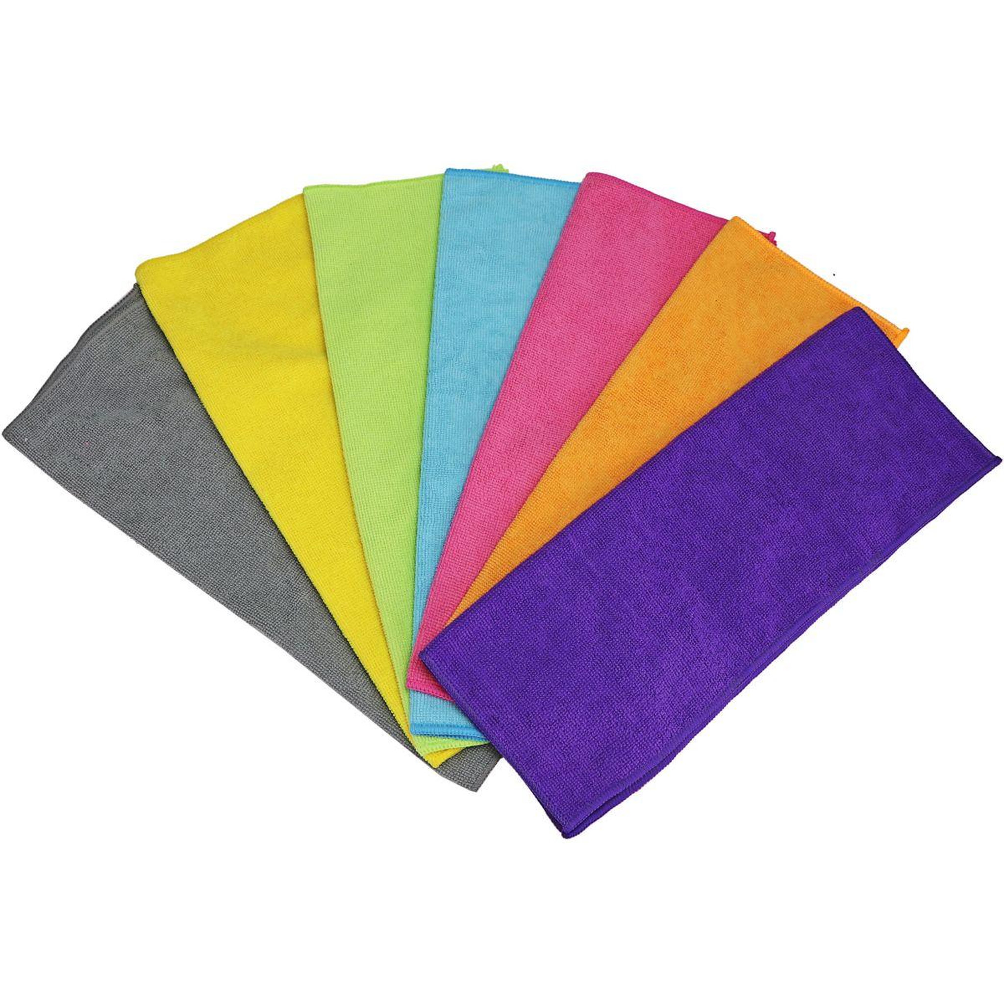 Voir la diapositive 2 : ESSENTIEL B Lingette microfibre Chiffon microfibre x7