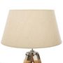 Voir la diapositive 3 : ATMOSPHERA Lampadaire Trépied Bois  Runo  146cm Beige