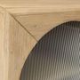 Voir la diapositive 4 : ATMOSPHERA Buffet 3 portes en verre et bois LOUSADA - Beige