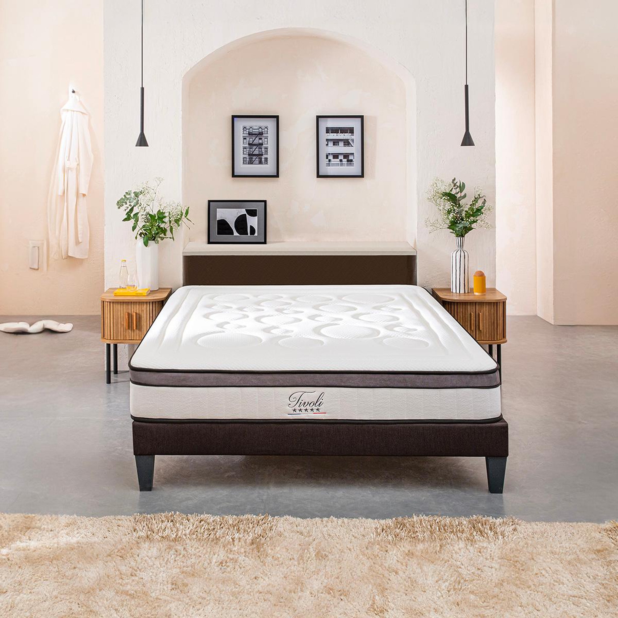 Voir la diapositive 2 : BELLECOUR Bellecour literie | matelas tivoli | mousse avec mémoire de forme