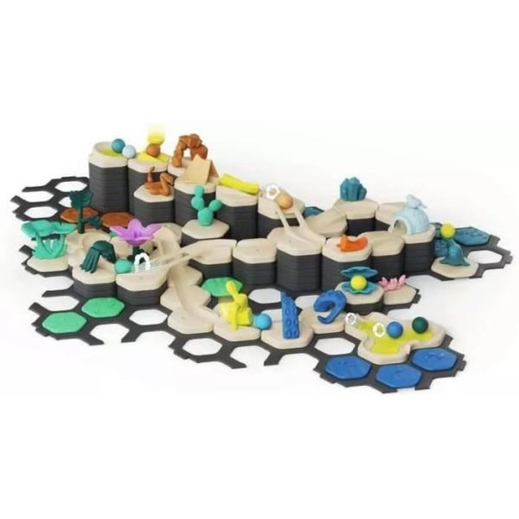 Voir la diapositive 2 : RAVENSBURGER Gravitrax junior - starter set xxl my planet 184 pieces - circuit de billes - jeu de construction créatif - des 3 ans -