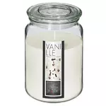COMPTOIR DE LA BOUGIE Bougie Parfumée en Verre  Couvercle  510g Vanille