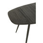 Voir la diapositive 5 : Paris Prix Table à Manger Ovale en Bois  Teck  200cm Noir
