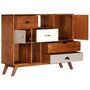 Voir la diapositive 5 : VIDAXL Buffet 115x35x86 cm Bois solide d'acacia