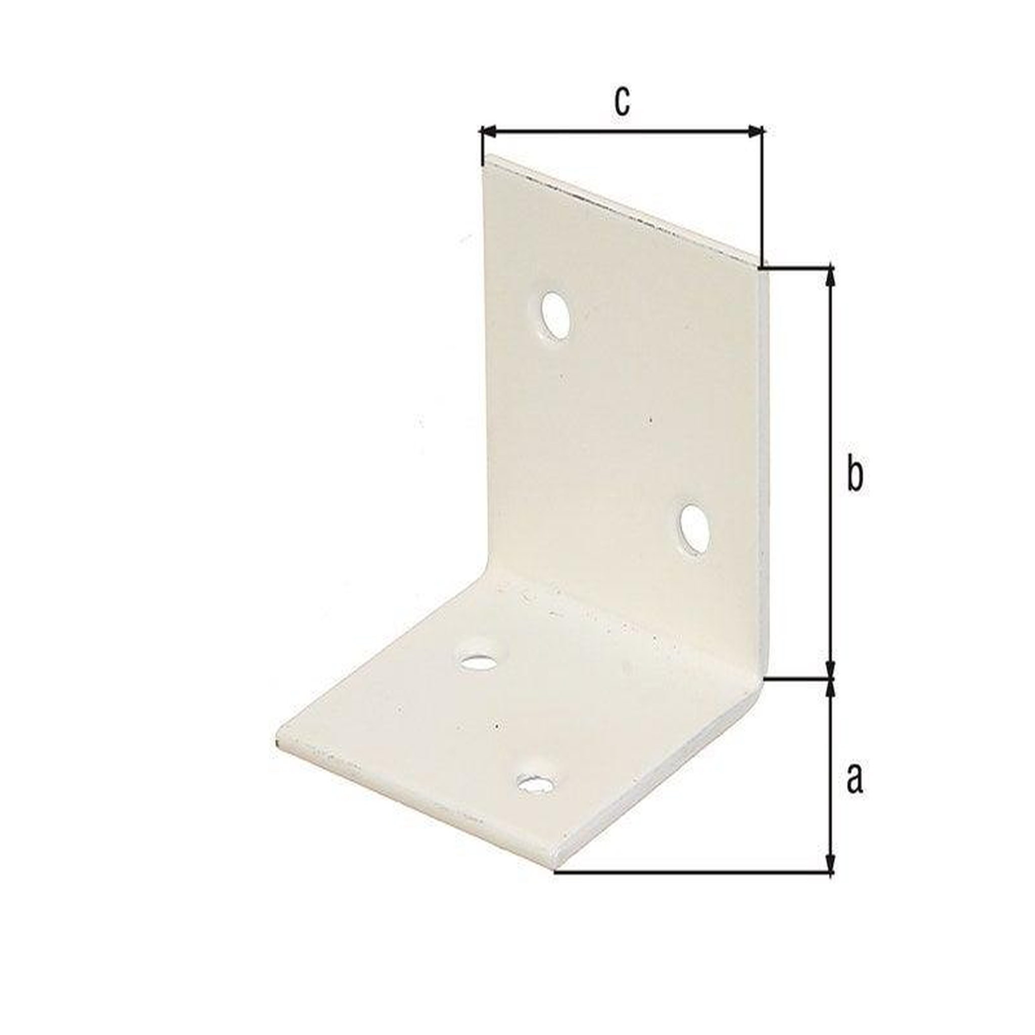 CENTRALE BRICO Equerre Large 40 40/40 Blc