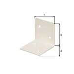 CENTRALE BRICO Equerre Large 40 40/40 Blc