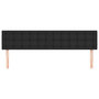 Voir la diapositive 3 : VIDAXL Tetes de lit 2 pcs Noir 90x5x78/88 cm Similicuir