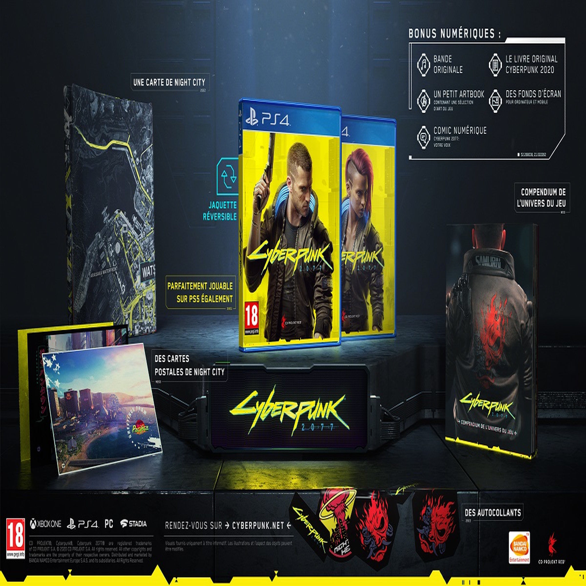 Voir la diapositive 3 : Cyberpunk 2077 PS4 Edition Day One