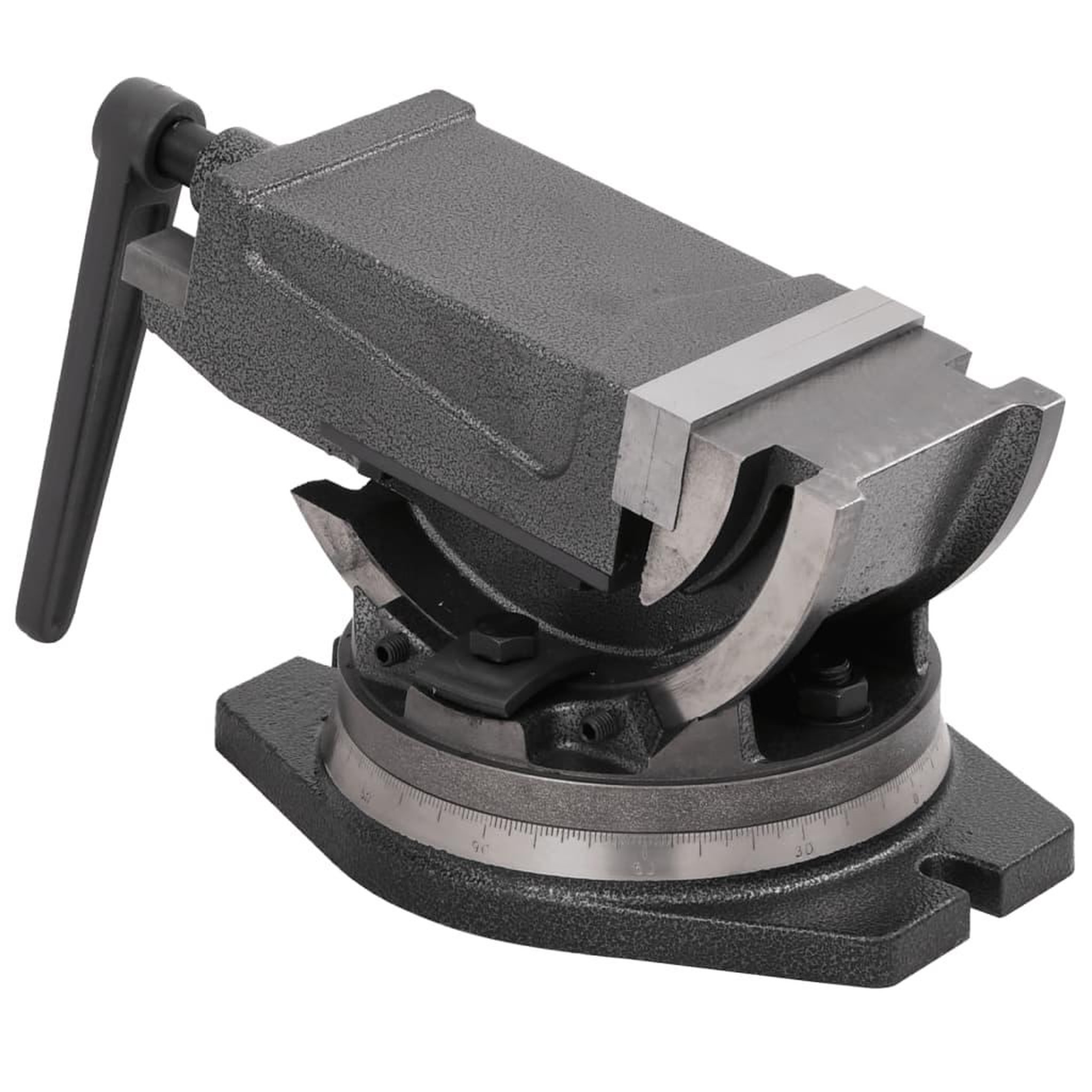 Voir la diapositive 4 : VIDAXL Etau inclinable a 2 axes 100 mm