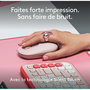 Voir la diapositive 5 : Logitech Souris sans fil POP Mouse Rose