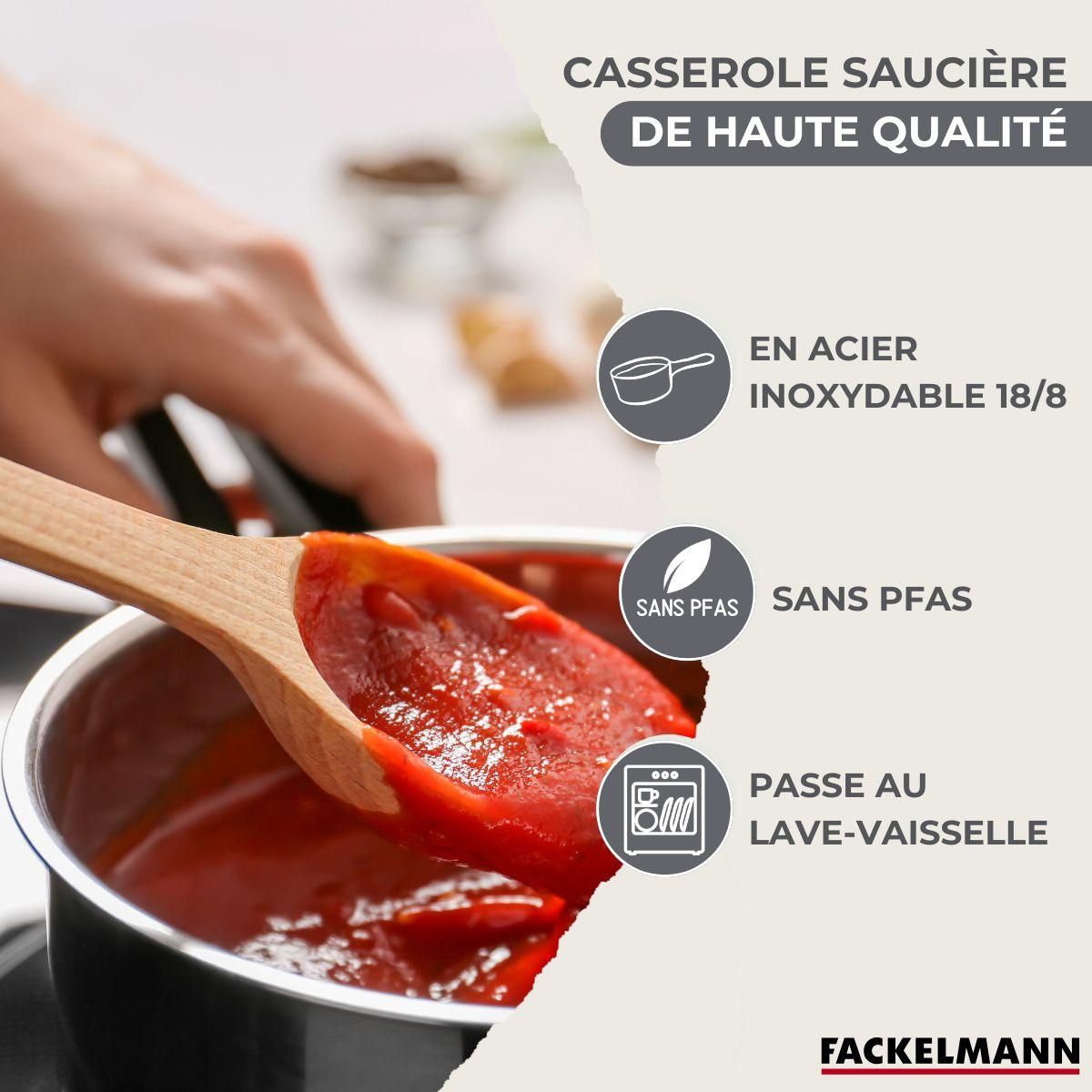 Fackelmann Casserole en inox 12 cm Fackelmann Geneva