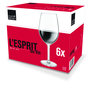 Voir la diapositive 2 : Lot de 6 verres à pied 32CL ESPRIT DU VIN