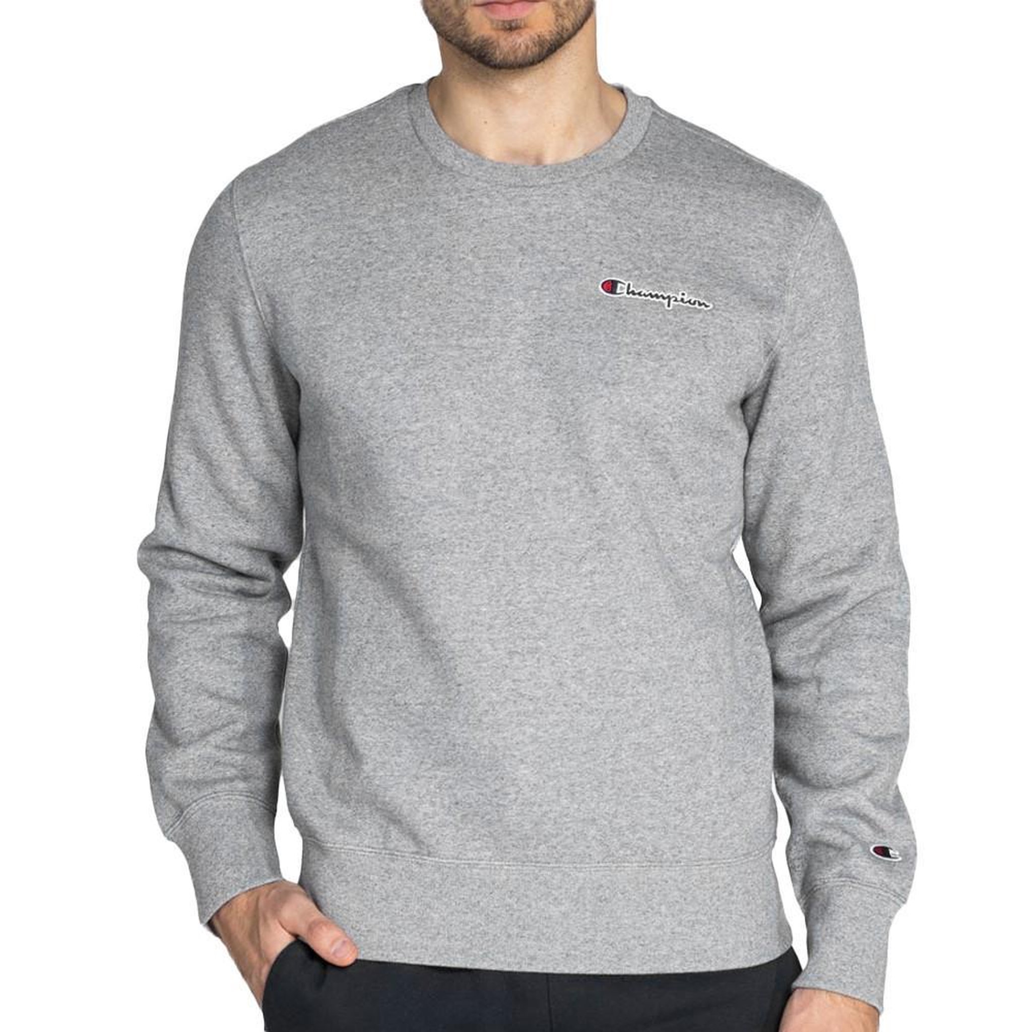 CHAMPION Sweat gris homme champion 216476. Coloris disponibles : Gris