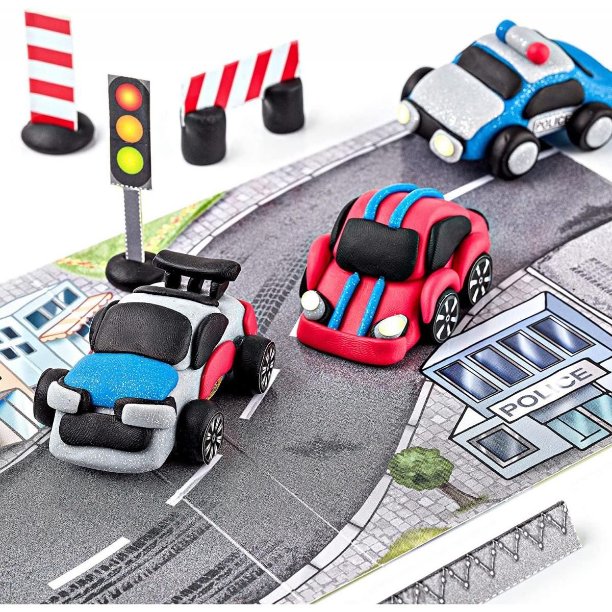 Fimo Kit  Kids Course de police