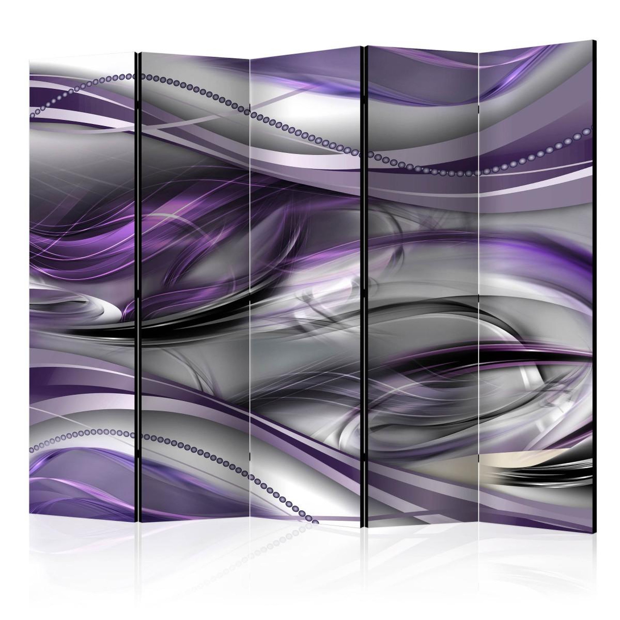 Paris Prix Paravent 5 volets  tunnels violet  172x225cm