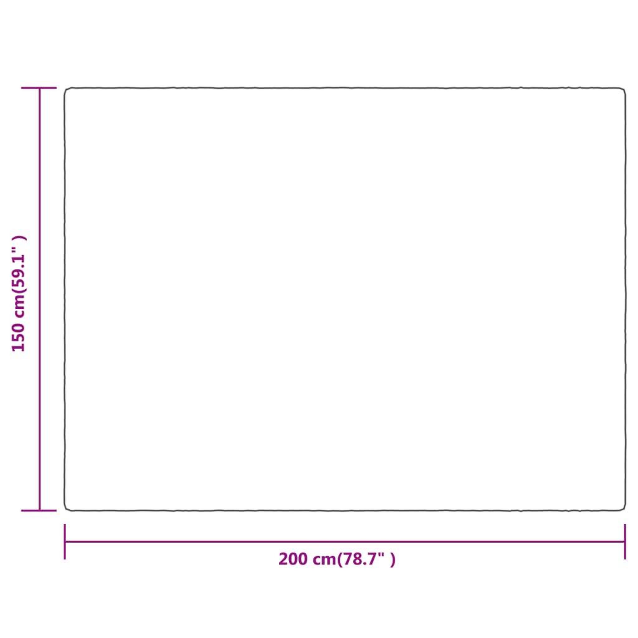Voir la diapositive 6 : VIDAXL Couverture brume du desert 150x200 cm polyester