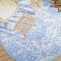 Voir la diapositive 1 : VIDAXL Tapis d'exterieur ARAKIL bleu azure Ø200 cm PP