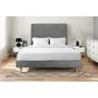 Voir la diapositive 2 : Sommeil de Plomb Lit avec tête de lit tapissier tissu et sommier kit - Hauteur totale : 29cm