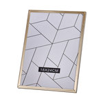 DIVERS Cadre photo design Gold Home - L. 18 x l. 24 cm - Doré