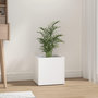 Voir la diapositive 1 : VIDAXL Jardiniere Blanc 40x40x40 cm Bois d'Ingenierie