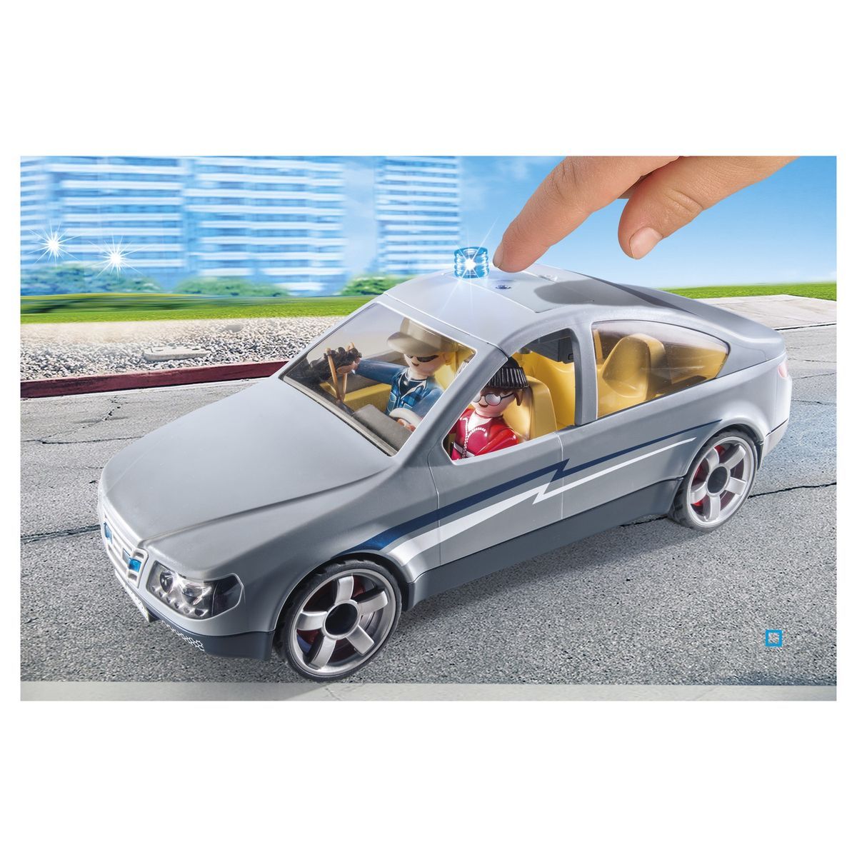 PLAYMOBIL 9361 - City Action - Voiture banalisée de policiers