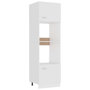 Voir la diapositive 1 : VIDAXL Armoire a micro-ondes Blanc 60x57x207 cm Bois d'ingenierie