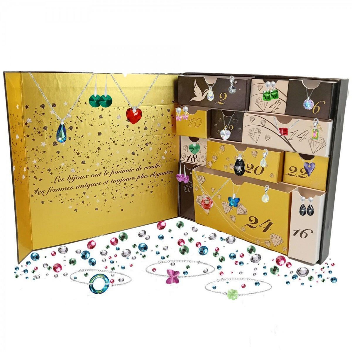 SC CRYSTAL Calendrier de l'avent SC Crystal - 12 bijoux