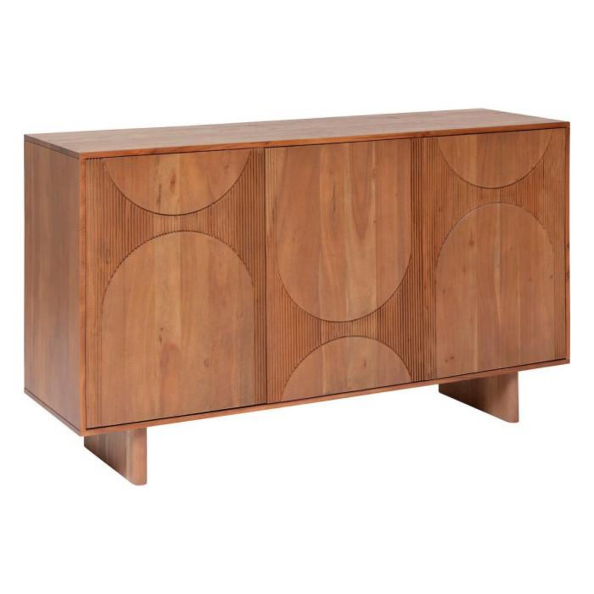 ATMOSPHERA Buffet 3 Portes en Bois  Nanda  150cm Naturel