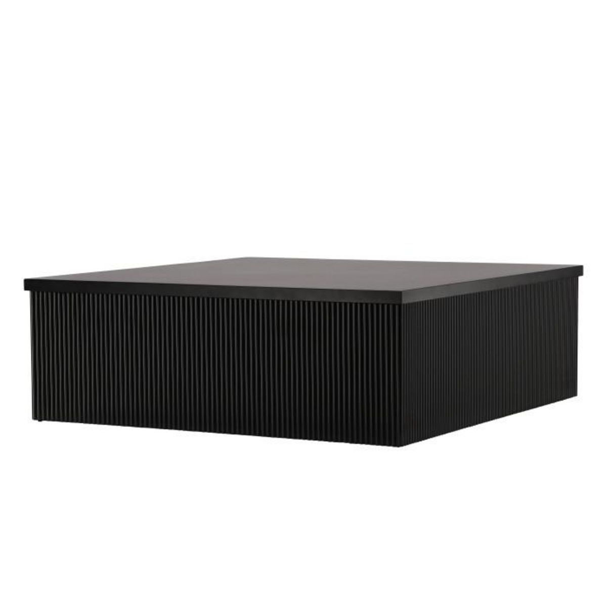 Paris Prix Table Basse Nervurée  Lenox  90cm Noir