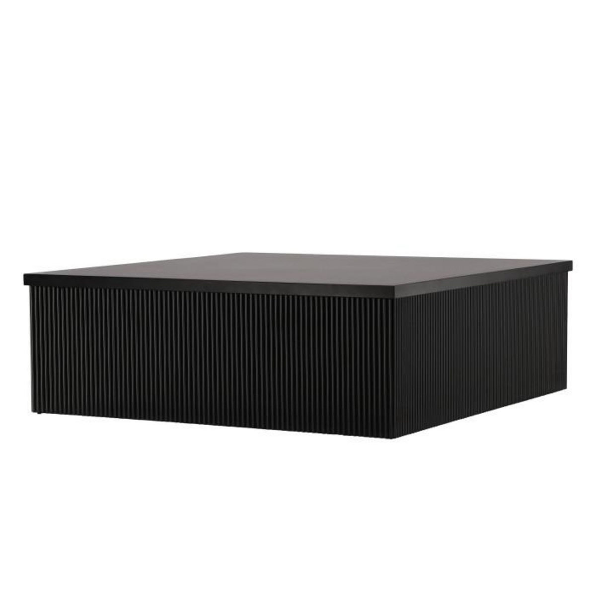Paris Prix Table Basse Nervurée  Lenox  90cm Noir