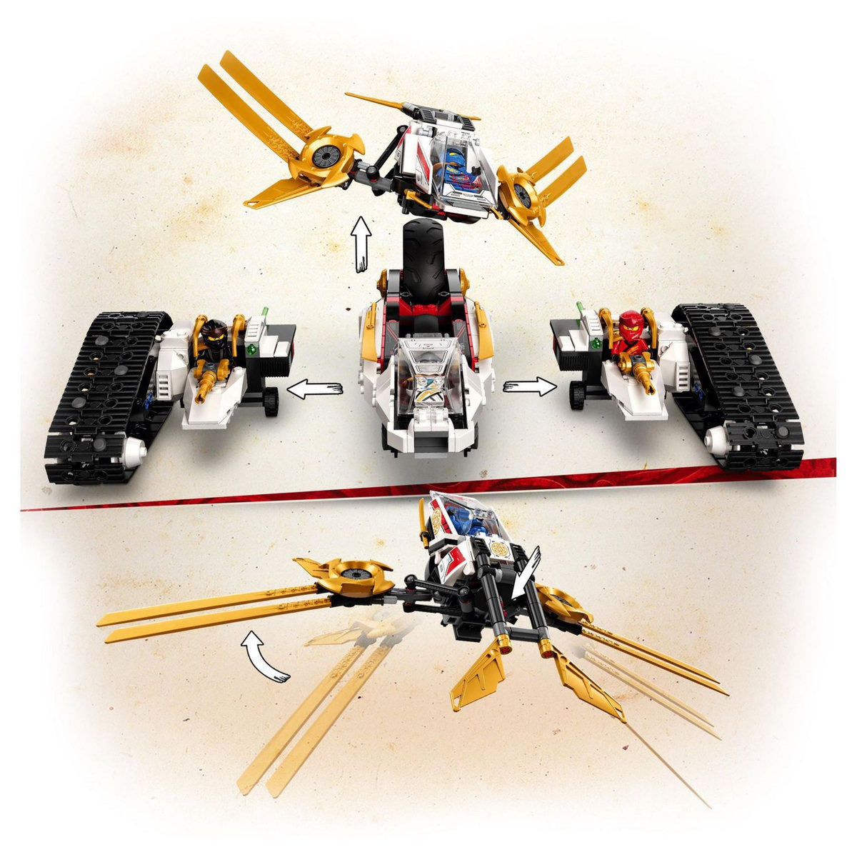 LEGO NINJAGO 71739 - Le tout-terrain ultrasonique
