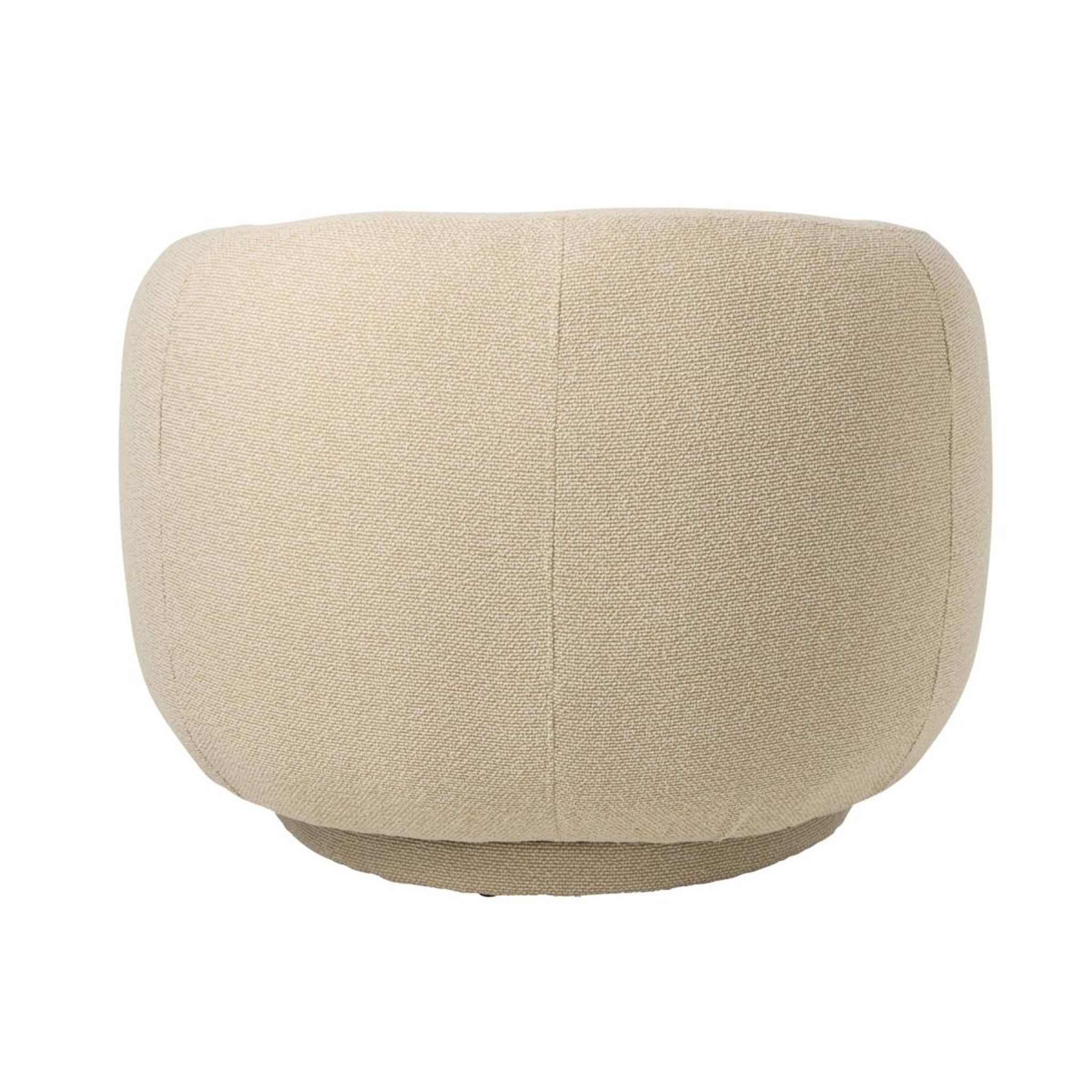 Voir la diapositive 4 : J-LINE Fauteuil pivotant design  margo  93cm écru