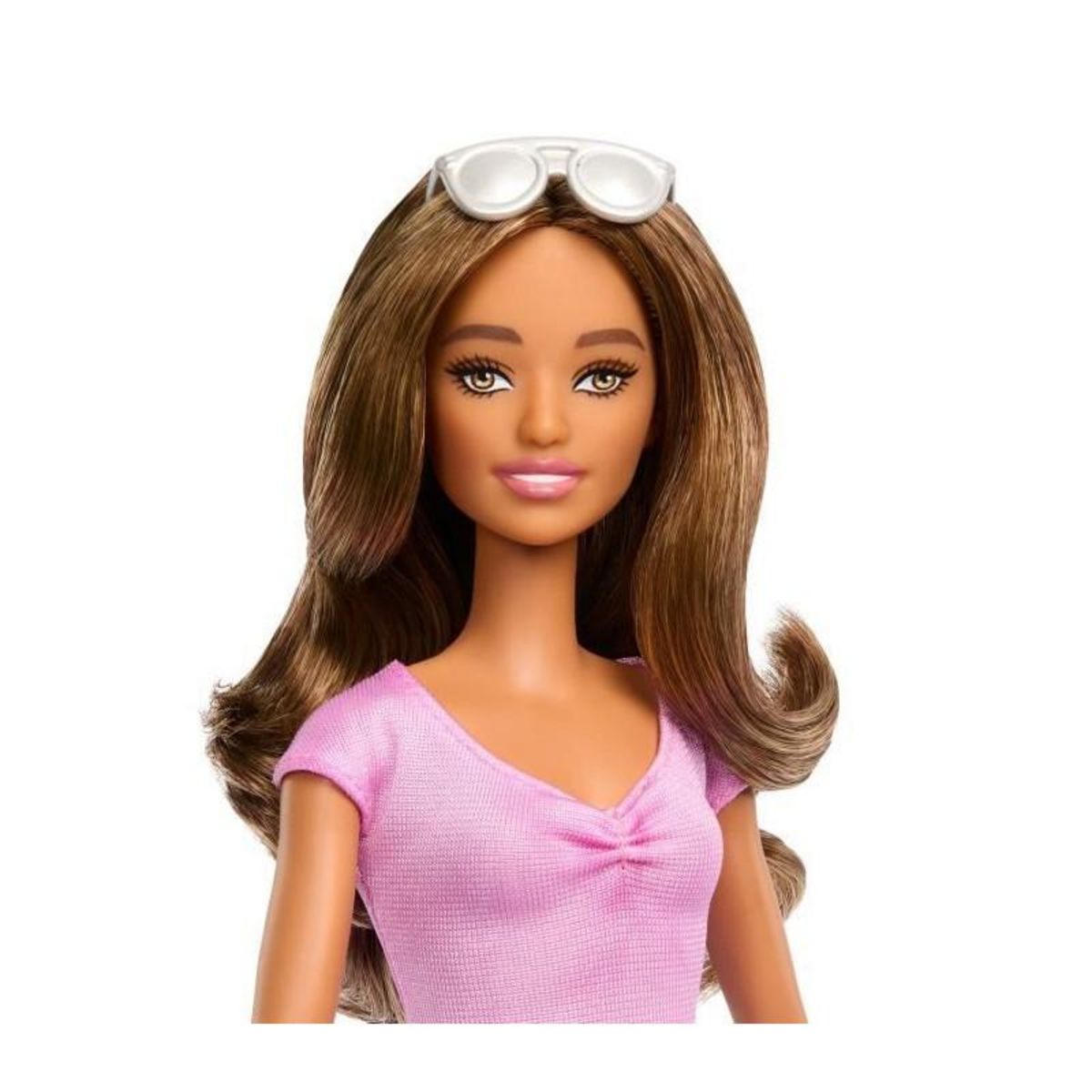 BARBIE BARBIE Poupée fashionista non voyante jupe violette HRH17