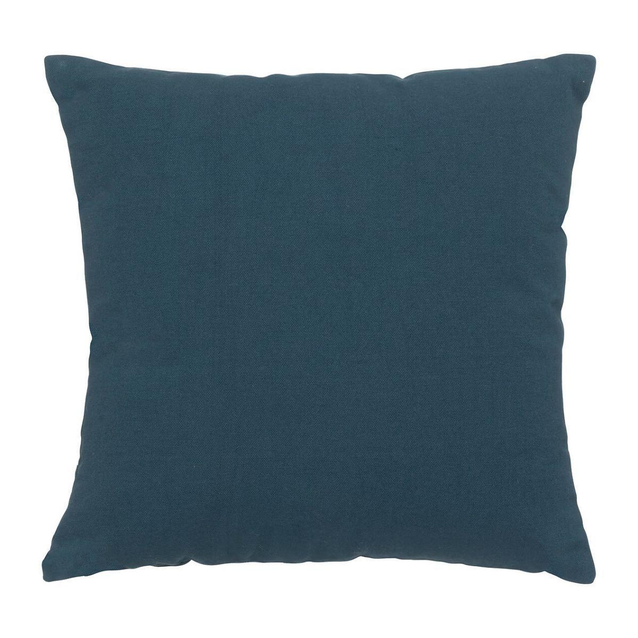 ATMOSPHERA Coussin déhoussable  jovi  38x38cm bleu égéen