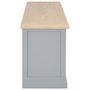 Voir la diapositive 4 : VIDAXL Meuble TV Gris 120x30x40 cm Bois
