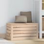 Voir la diapositive 3 : VIDAXL Boîte de rangement 59,5x36,5x33 cm Bois massif de pin