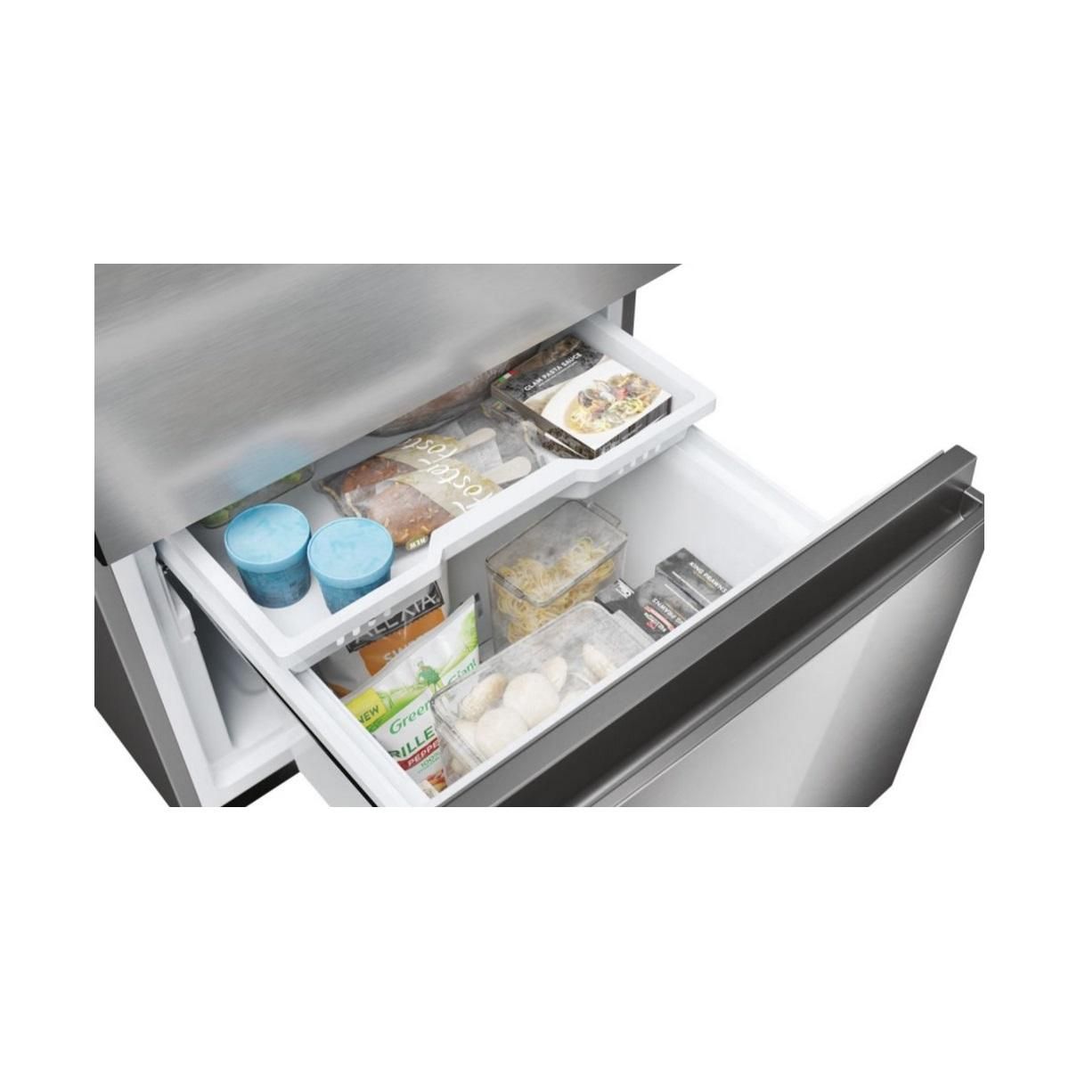 HAIER Réfrigérateur combiné 60cm 414l nofrost inox - HTW5620DNMG
