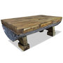 Voir la diapositive 1 : VIDAXL Table basse bois de recuperation melange 90x50x35 cm