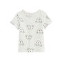Voir la diapositive 4 : Petit Béguin Ensemble salopette bébé en coton gaufré et t-shirt Mini Rêve