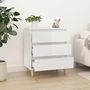 Voir la diapositive 3 : VIDAXL Buffet Blanc brillant 60x35x70 cm Bois d'ingenierie