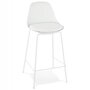 Voir la diapositive 1 : Paris Prix Tabouret de Bar Industriel  Sidon  87cm Blanc