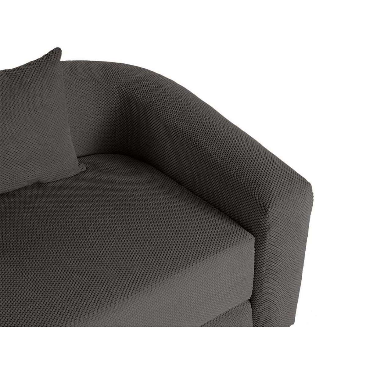 BEST MOBILIER Nuvia - canapé convertible déplimousse 3 places en velours texturé