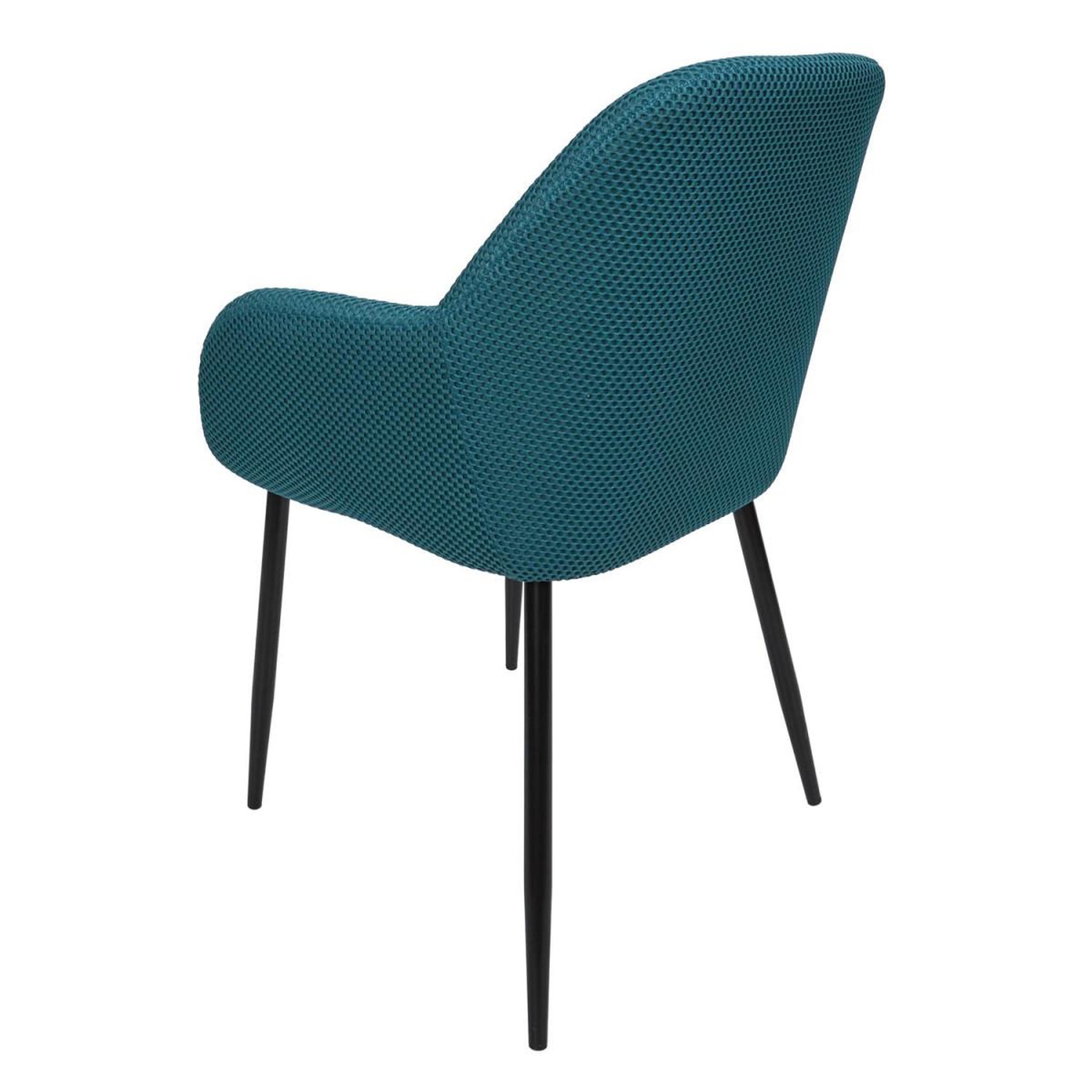 Voir la diapositive 5 : The Home Deco Factory Lot de 2 chaises fauteuil  atome  85cm bleu