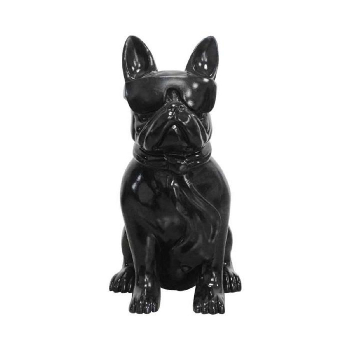 Paris Prix Sculpture Design Chien  Dude  37cm Noir