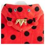 Voir la diapositive 3 : IN EXTENSO Combinaison en velours coccinelle fille