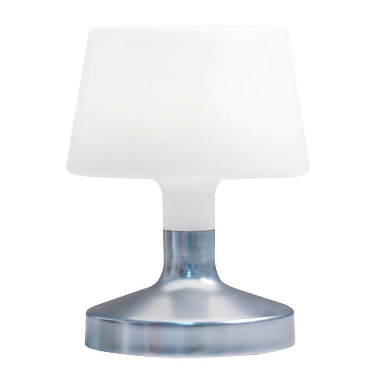 Lumisky Lampe de table touch LED HELEN Argent Polyéthylène H21CM
