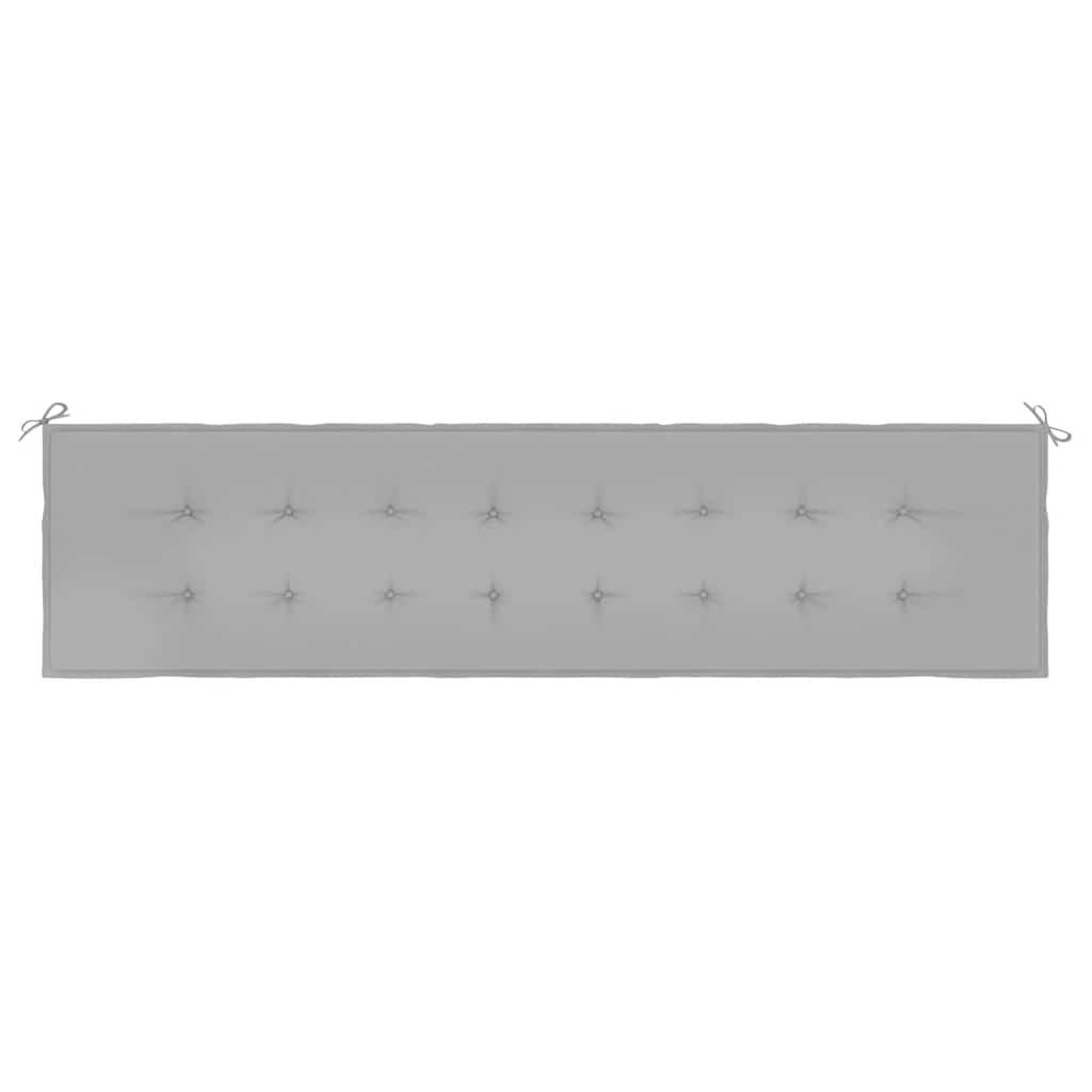 Voir la diapositive 4 : VIDAXL Coussin de banc de jardin gris 200x50x3 cm tissu oxford