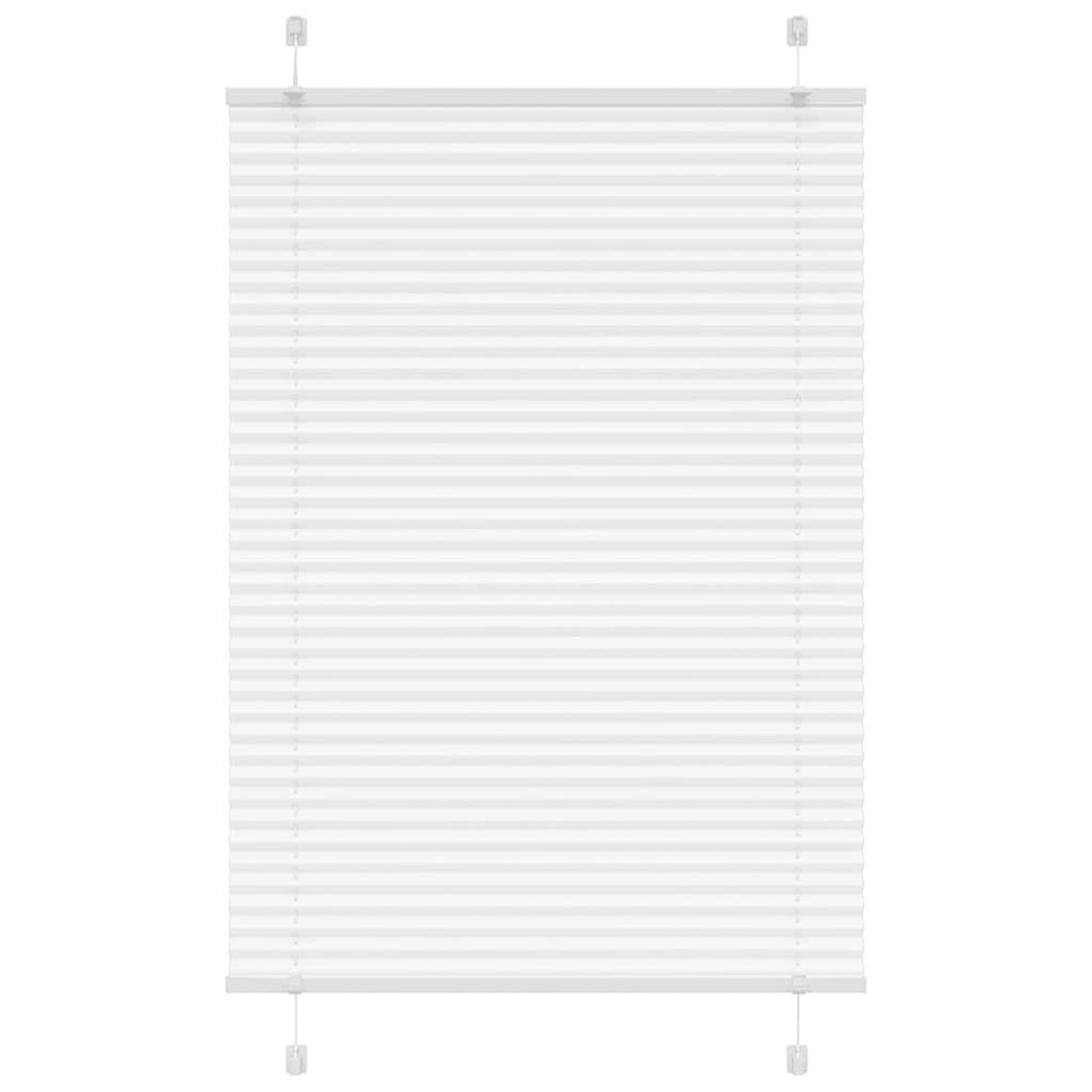 VIDAXL Store plisse blanc 90x150 cm largeur du tissu 89,4 cm polyester
